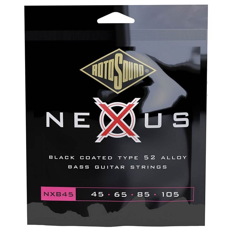 Rotosound NXB45 Nexus elbassträngar, belagd 45–105, standard
