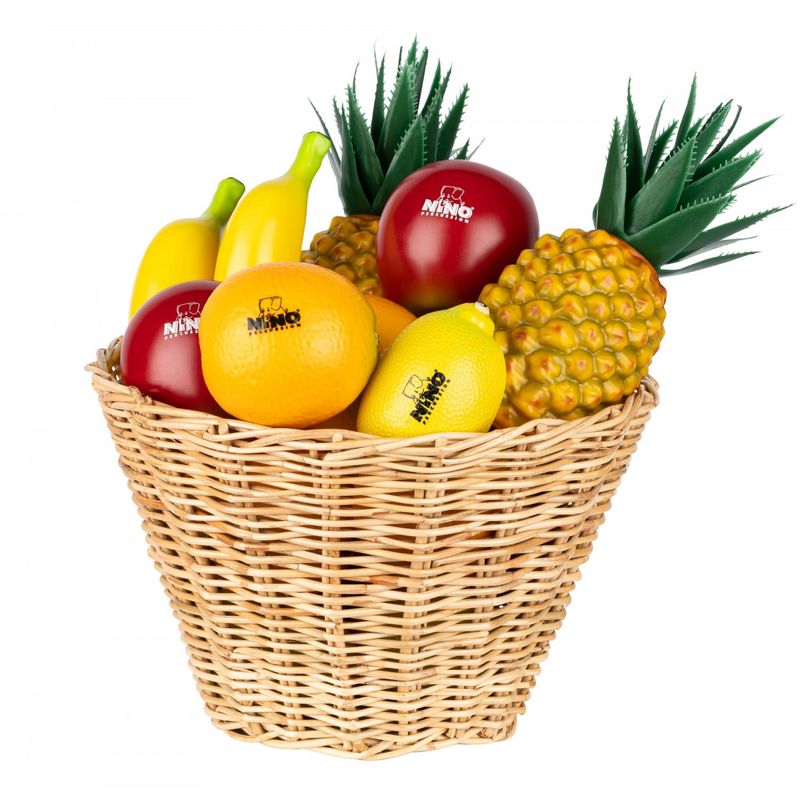 Nino Percussion NINOSET536 Fruktshakers, sortiment med 18 st
