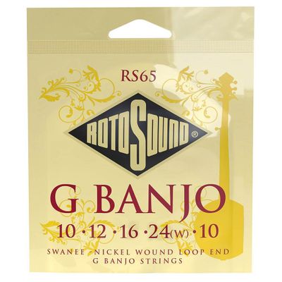 Rotosound RS65 banjosträngar nickel