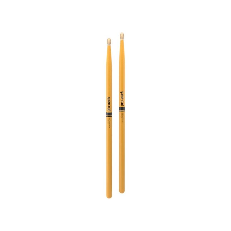 Promark TX5BW-YELLOW trumstockar Classic Painted Forward 5B, oval spets – gul