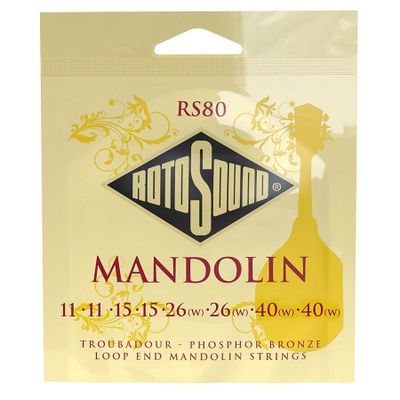Rotosound RS80 mandolinsträngar phosphor bronze