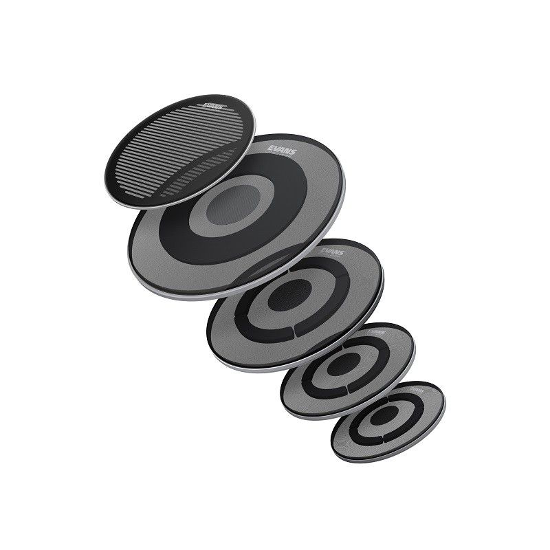 Evans EPPB-DB1-R dB One skinnpaket Rock med virvel- och bastrumskinn (10", 12", 16" + 14" och 22")