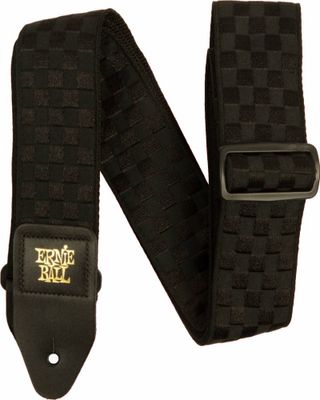 Ernie Ball 5341 Black Checkers Jacquard axelband
