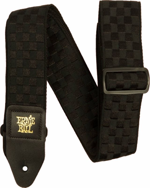 Ernie Ball 5341 Black Checkers Jacquard axelband