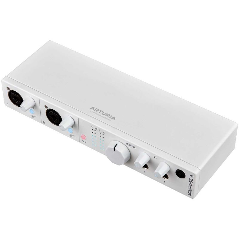 Arturia MiniFuse 4 ljudkort, vitt