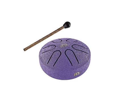 Meinl PSTD1PLF Pocket Steel Tongue Drum, A Major, Purple