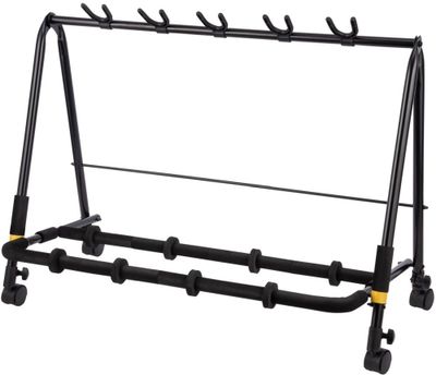 Hercules GS525B Plus gitarrställ för 5 gitarrer, med hjul