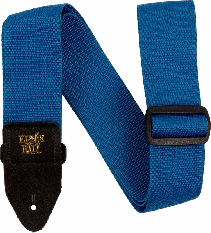 Ernie Ball 5352 PolyPro axelband Pearl Blue with Black L