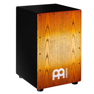 Meinl MCAJ100BK-SAF Headliner Snare Cajon Black - Sonoran Amber Fade