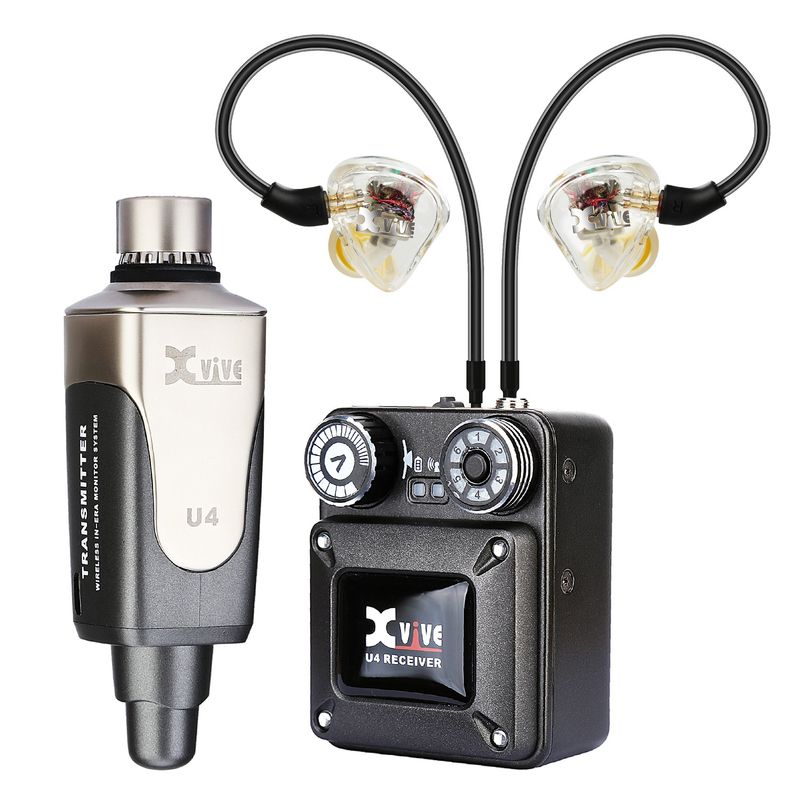 Xvive U4T9 trådlöst in-ear-system med T9-hörlurar