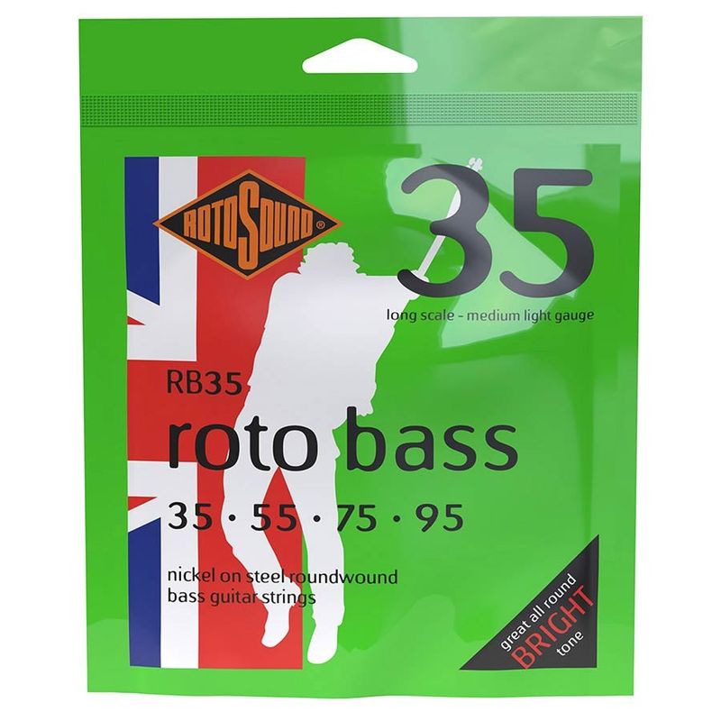 Rotosound RB35 elbassträngar, nickel 35–95, medium light