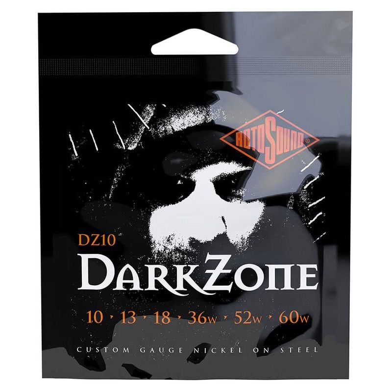 Rotosound DZ10 elgitarrsträngar DarkZone, nickel 10–60