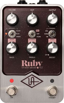 Universal Audio UAFX Ruby '63 Top Boost Amplifier