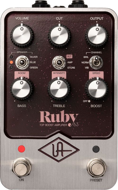 Universal Audio UAFX Ruby '63 Top Boost Amplifier