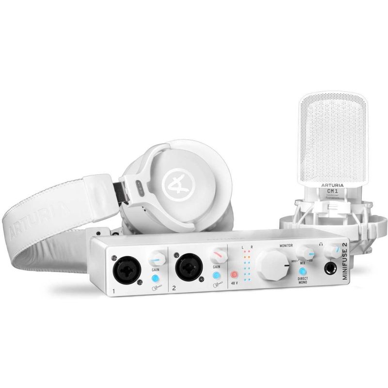 Arturia MiniFuse Recording Pack, vit