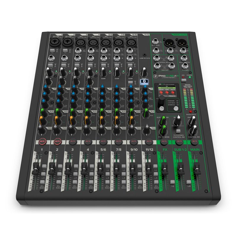 Mackie Profx12v3plus 10 channel analog mixer with enhanced FX USB recording modes