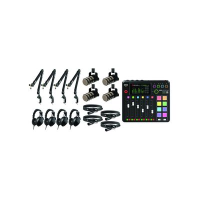 Röde RODE Four-person podcasting bundle