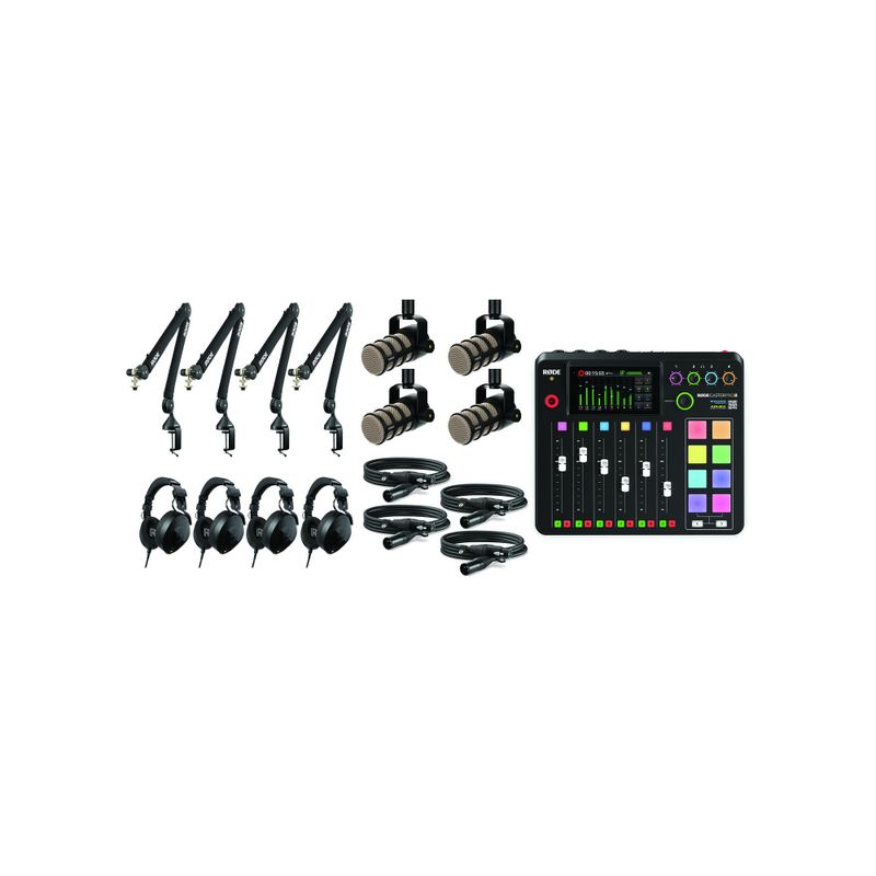 Röde RODE Four-person podcasting bundle