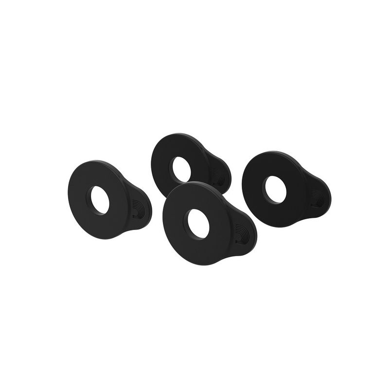 D'Addario PW-FLSB-04BK Flex Lock Strap Blocks (4/st) Black