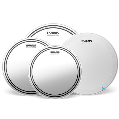 Evans EPP-EC2SHDD-S skinnpaket EC2S Clear Standard (12", 13", 16") + 14" HD Dry virvelskinn