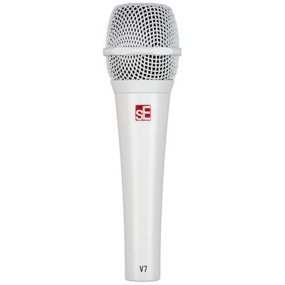 sE Electronics V7 dynamisk sångmikrofon, vit