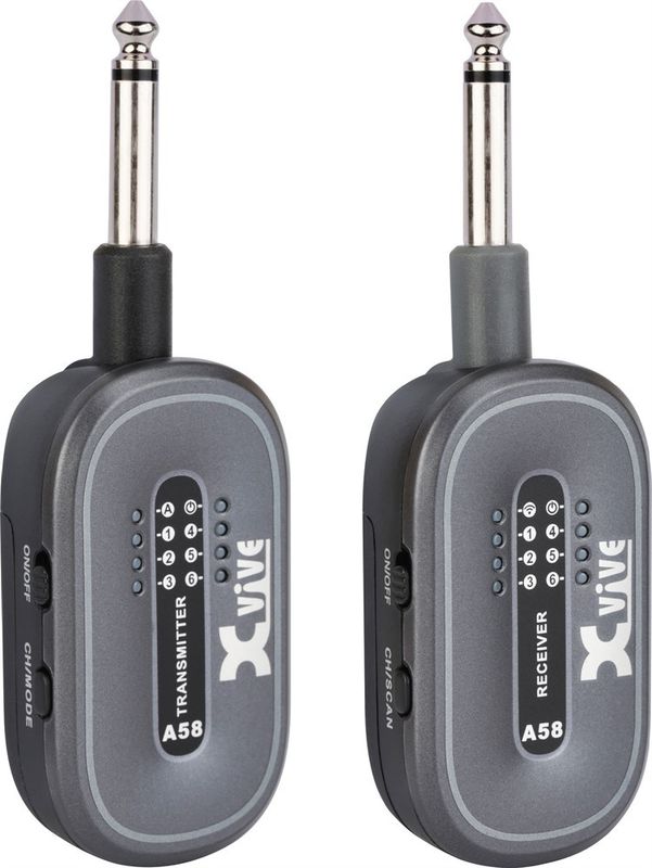 Xvive A58 trådlöst gitarrsystem, 5,8 GHz
