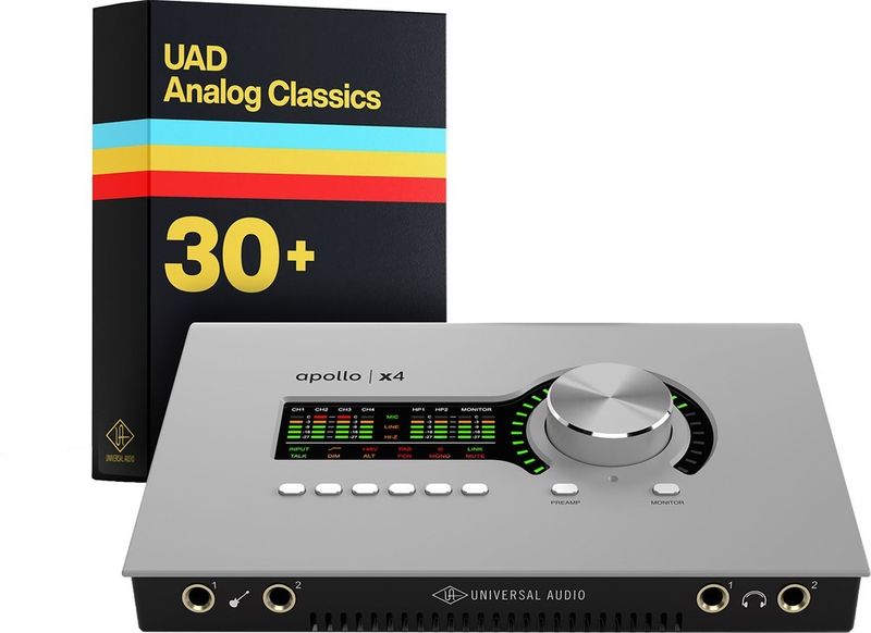 Universal Audio Apollo x4 with UAD Analog Classics