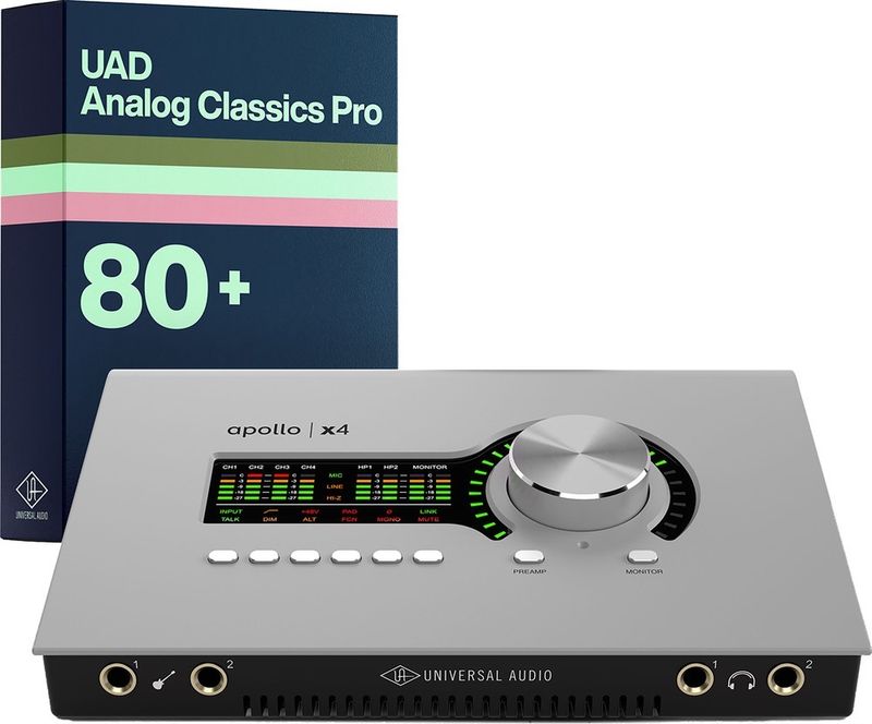 Universal Audio Apollo x4 with UAD Analog Classics Pro