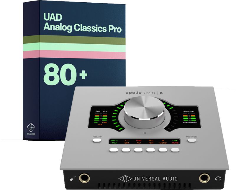 Universal Audio Apollo Twin X DUO with UAD Analog Classics Pro