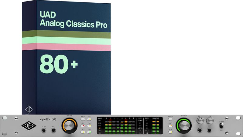 Universal Audio Apollo x8 with UAD Analog Classics Pro