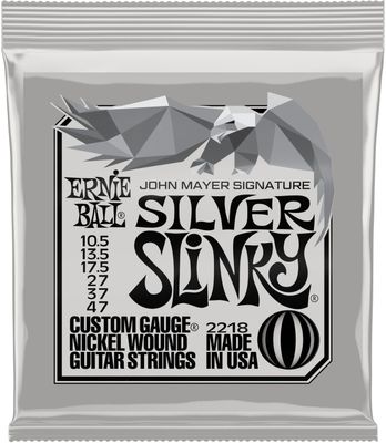 Ernie Ball 2218 John Mayer Silver Slinky - Set elgitarrsträngar
