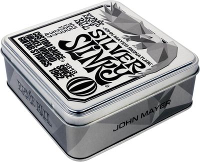 Ernie Ball 3818 John Mayer Silver Slinky - Tin Pack elgitarrsträngar