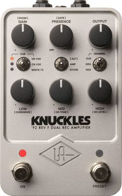 Universal Audio UAFX Knuckles '92 Rev F Dual Rec Amp