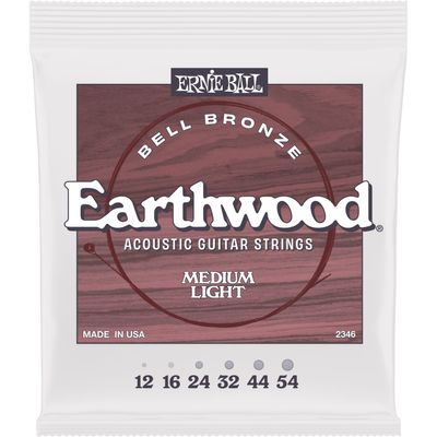 Ernie Ball 2346 Medium Light Earthwood Bell Bronze akustiska gitarrsträngar