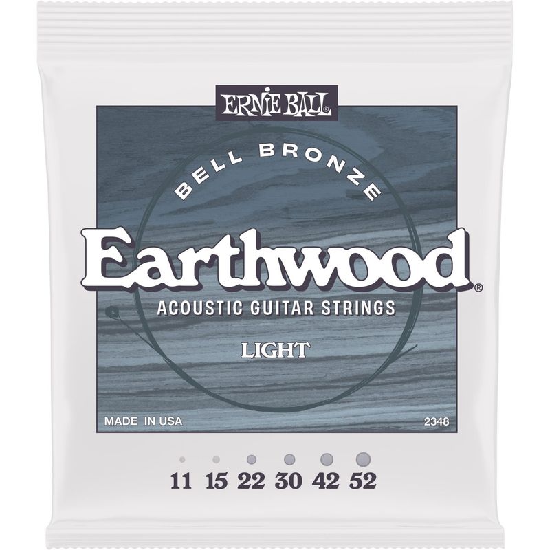 Ernie Ball 2348 Light Earthwood Bell Bronze akustiska gitarrsträngar