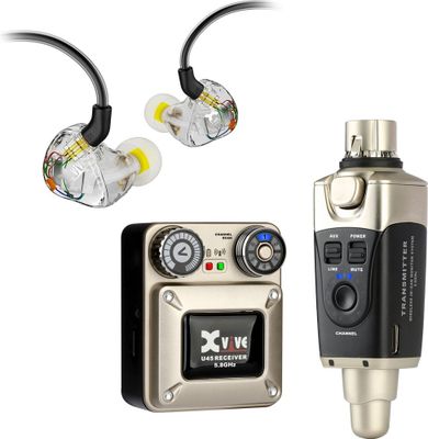 Xvive U45T9 trådlöst in-ear-system med T9-hörlurar