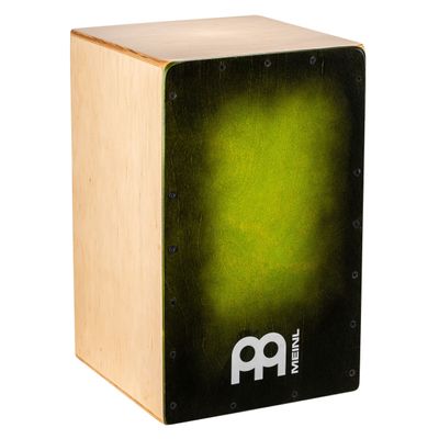 Meinl SC100GRB Snarecraft Cajon 100, Green Burst