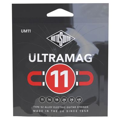 Rotosound UM11 Ultramag elgitarrsträngar, type 52-legering 11–48, medium