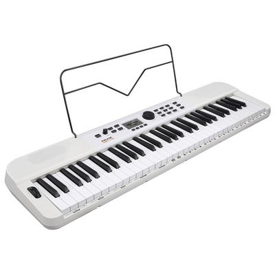NUX NEK-110W bärbart keyboard 61 tangenter, vit