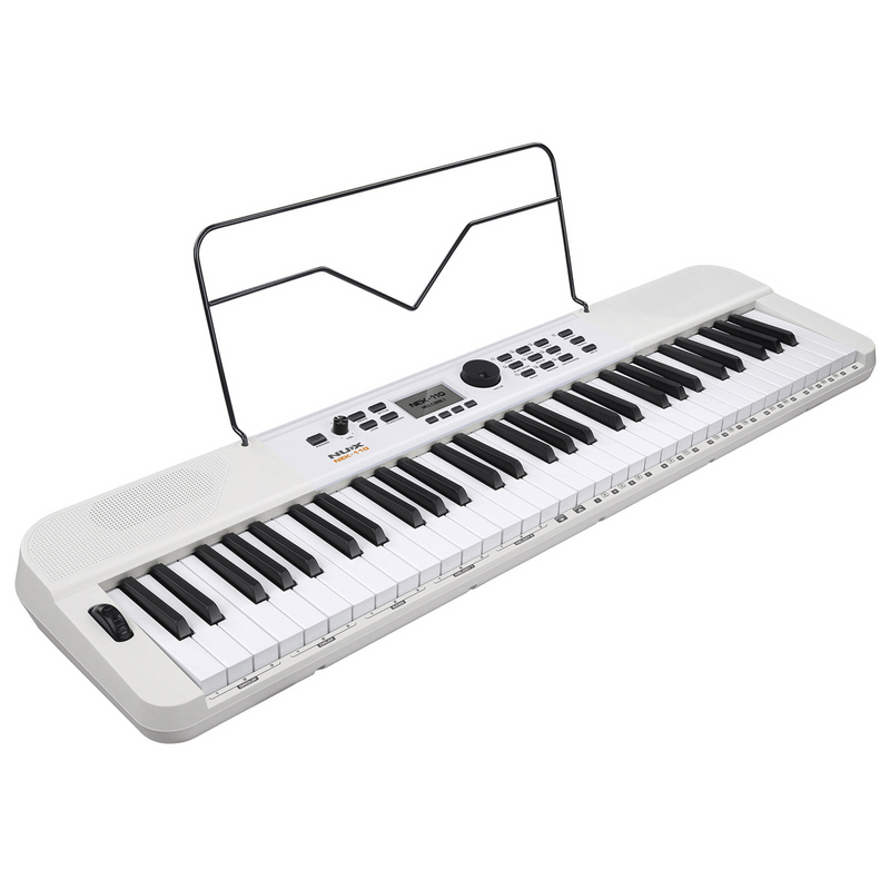 NUX NEK-110W bärbart keyboard 61 tangenter, vit