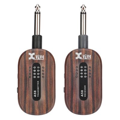Xvive A58-RW trådlöst gitarrsystem, 5,8 GHz