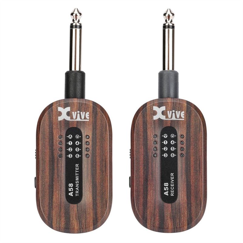 Xvive A58-RW trådlöst gitarrsystem, 5,8 GHz