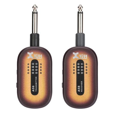 Xvive A58-SB trådlöst gitarrsystem, 5,8 GHz