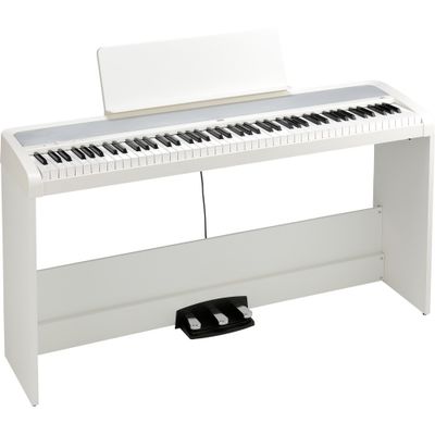 Korg B2+SP-WH digitalpiano med stativ, vit