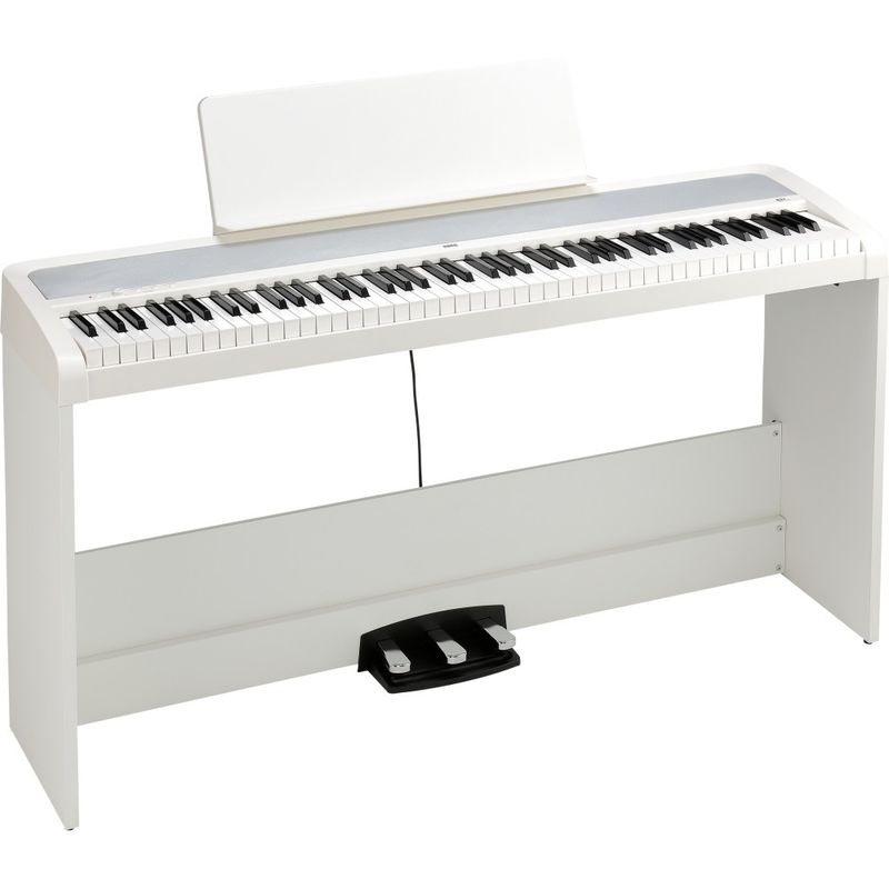 Korg B2+SP-WH digitalpiano med stativ, vit