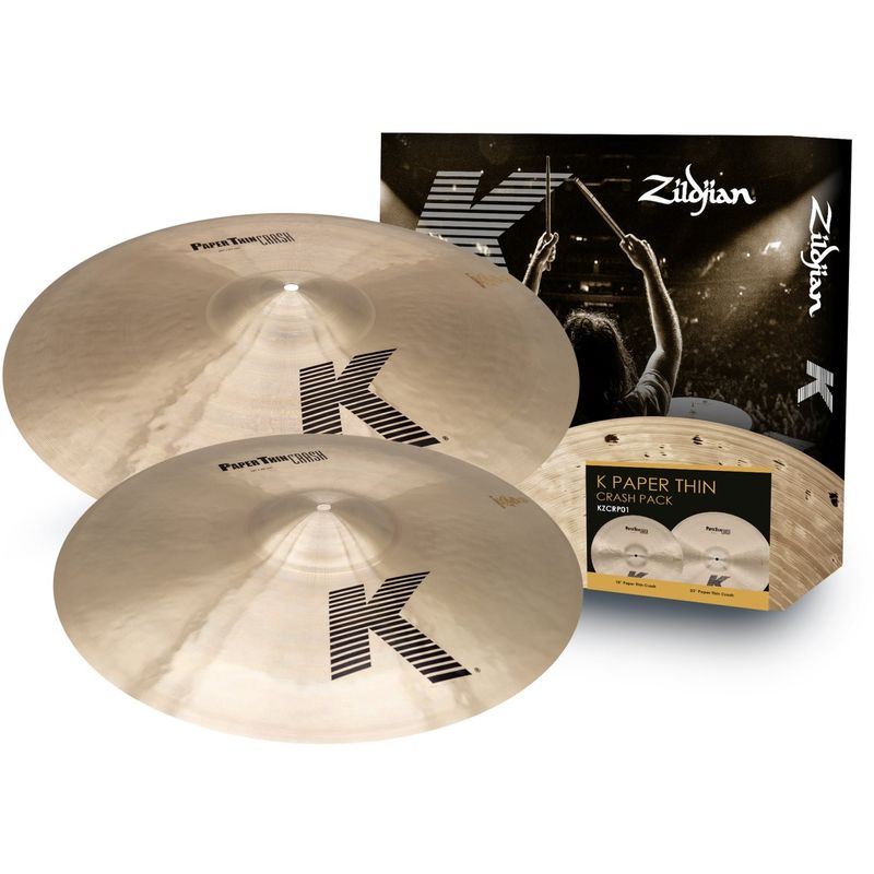 Zildjian KZCRP01 K Series Paper Thin Crash Pack