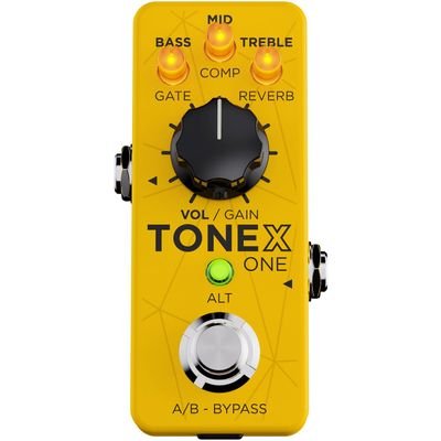 IK Multimedia TONEX One Brown Sound pedal, röd/gul