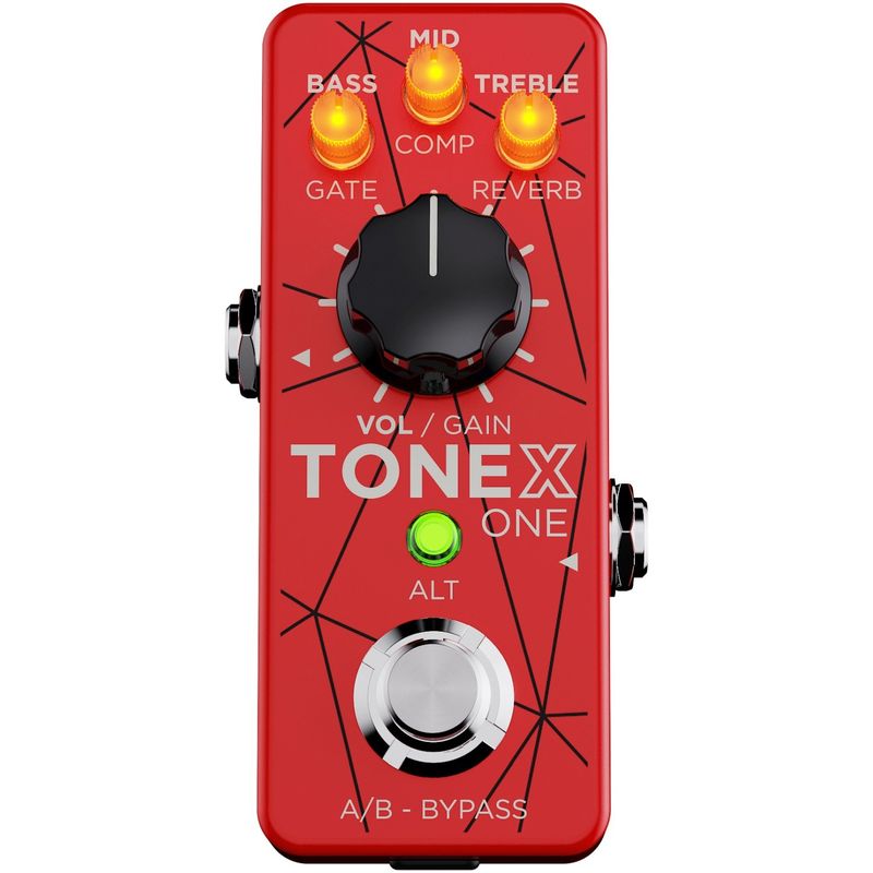 IK Multimedia TONEX One Brown Sound pedal, röd