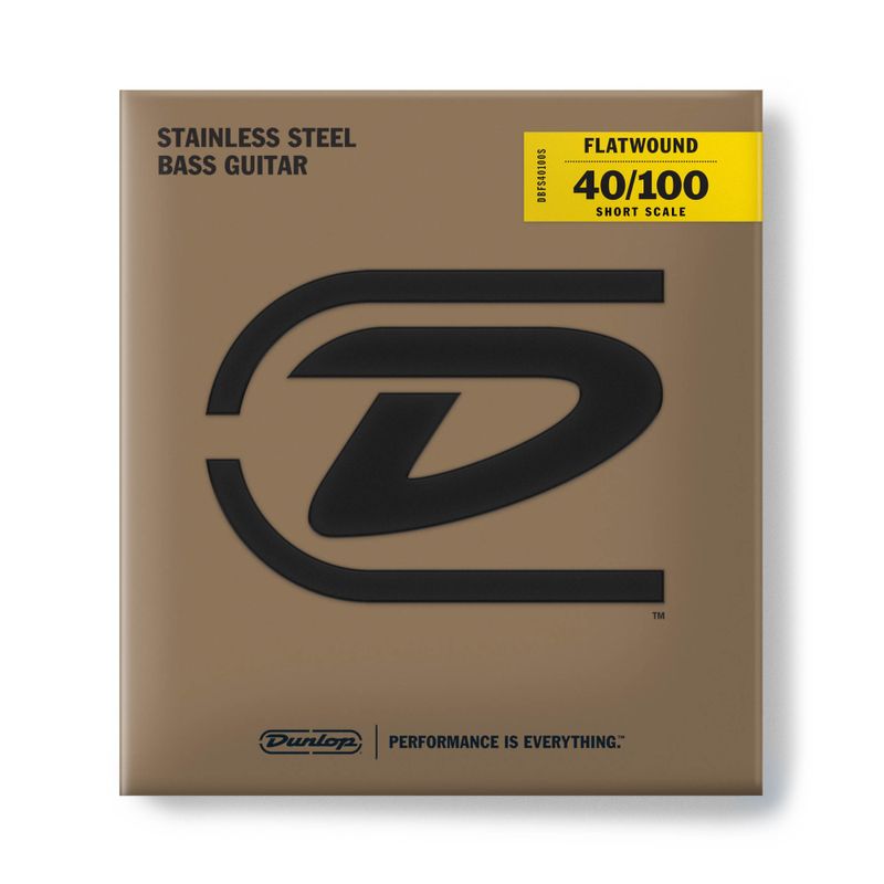 Dunlop DBFS40100S Bass Flat SH Scale 40100-4SET