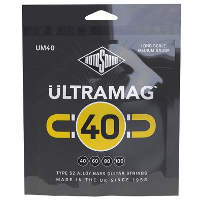 Rotosound UM40 Ultramag elbassträngar 40–100